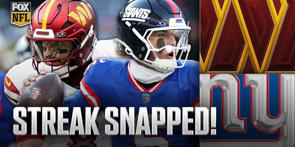 Commanders get hard fought victory to hand Giants eighth consecutive loss | NFL on FOX