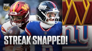 Commanders get hard fought victory to hand Giants eighth consecutive loss | NFL on FOX