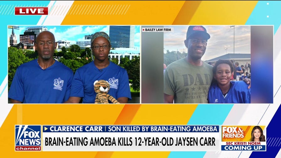 South Carolina family mourns boy killed by brain-eating amoeba after swimming in a lake