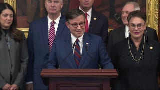 Speaker Johnson says 'it's been a great run' for President Trump, discounts idea of third term