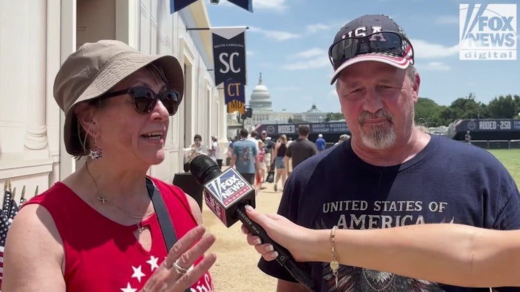 Americans at July Fourth celebrations grade Trump’s performance, reveal top concerns