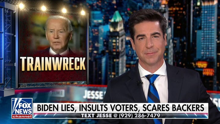 Jesse Watters: Biden's losing the Israel and Hamas vote