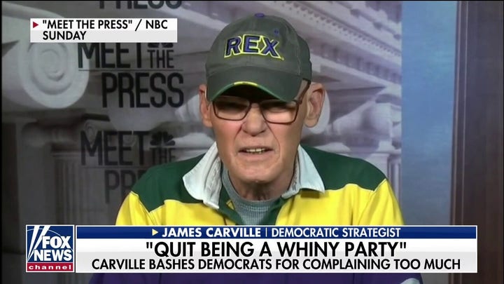 'The Five' react to James Carville's stunning rebuke of 'whiny' Democrat Party 