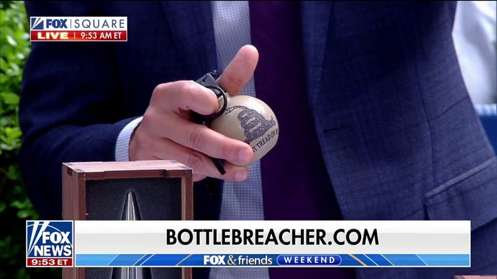 Kicking off small business week with bottle openers made from military-grade ammunition