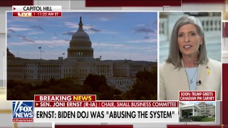 Sen. Ernst blasts ‘deep state,’ Biden administration for targeting Republicans