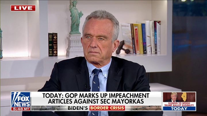 RFK Jr. warns border crisis is 'not sustainable,' stresses need for 'physical barrier'