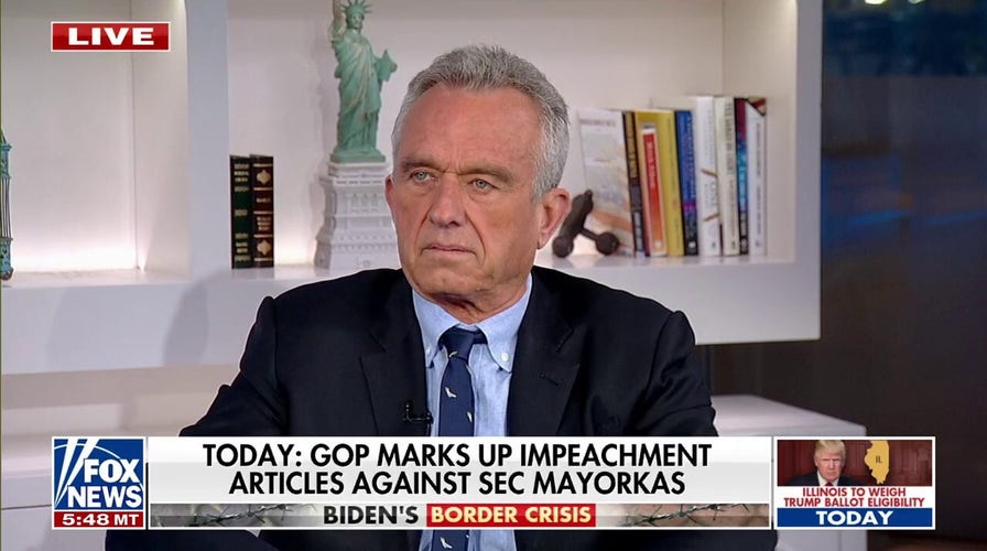 RFK Jr. warns border crisis is 'not sustainable,' stresses need for 'physical barrier'