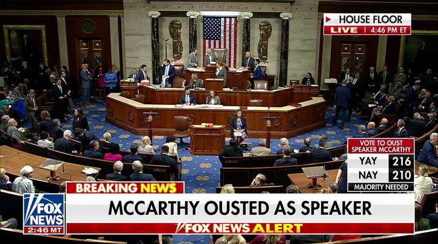 McCarthy loses position as House Speaker