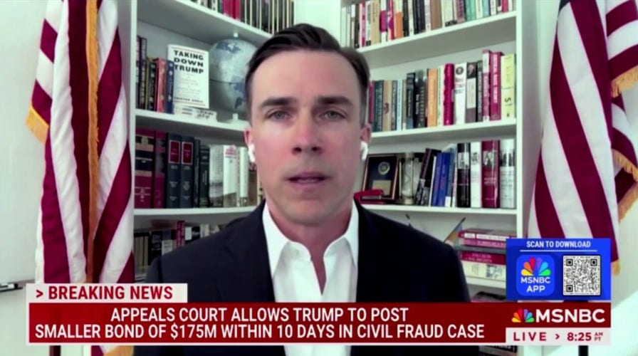 MSNBC guest melts down over judge slashing Trump's bond payment in NY civil fraud case