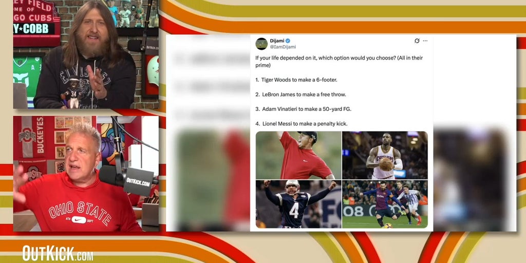 Tiger, LeBron, Vinatieri, Or Messi: Who Ya Got?? | The Ricky Cobb Show