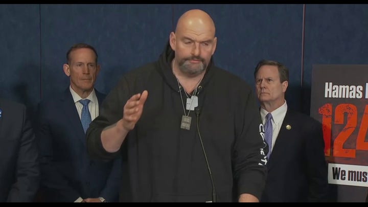 Fetterman slams pro-Palestinian ceasefire demonstrators