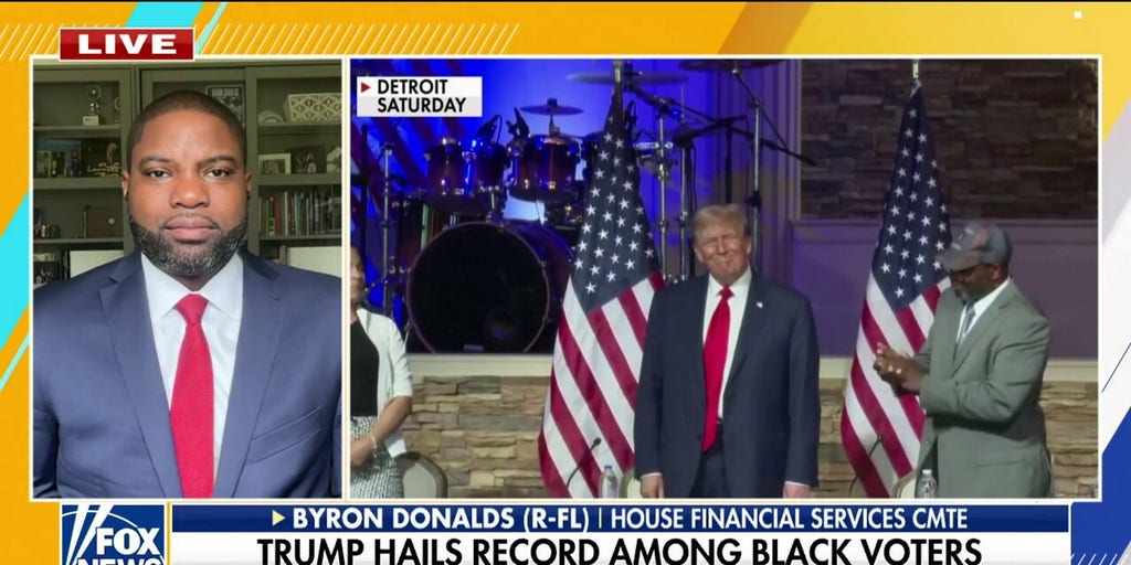 Trump teases Rep. Byron Donalds as VP pick during roundtable with Black