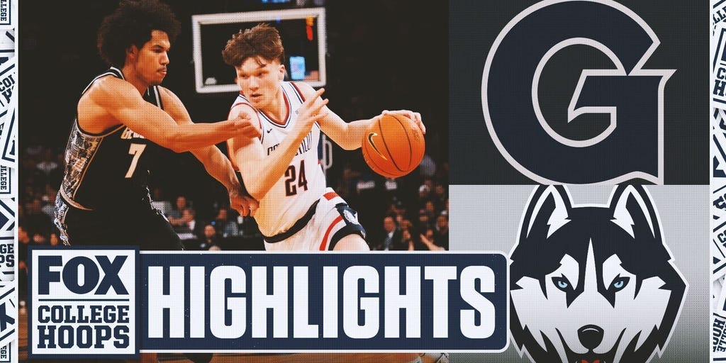 Georgetown Hoyas vs. UConn Huskies Big East Semifinals Highlights 🏀 FOX College Hoops