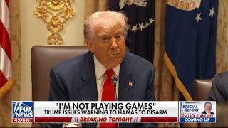 President Trump issues stern warning to Hamas