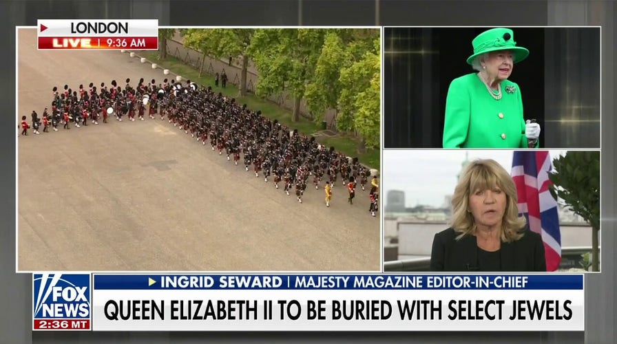 Why Queen Elizabeth will be buried with only select jewels