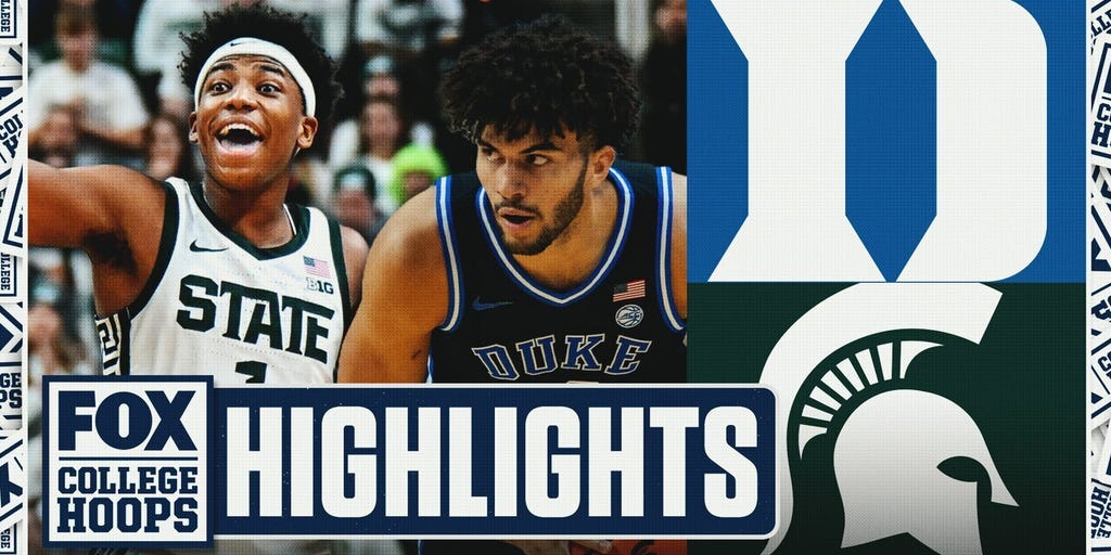 No. 4 Duke Blue Devils vs. No. 7 Michigan State Spartans Highlights 🏀 FOX College Hoops