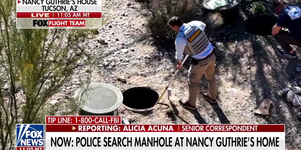 Police investigating apparent manhole at Nancy Guthrie’s home