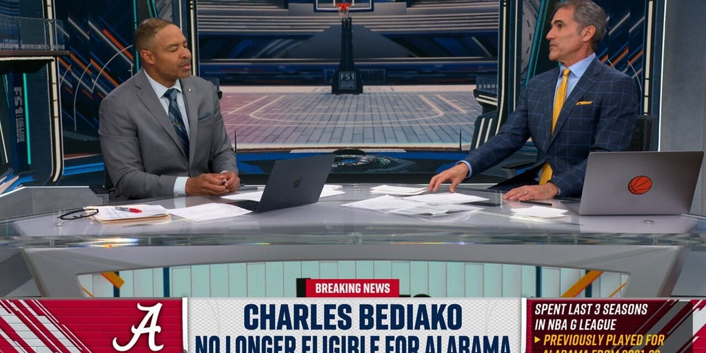 Alabama center Charles Bediako ruled ineligible after judge rejected his injunction | FOX College Hoops