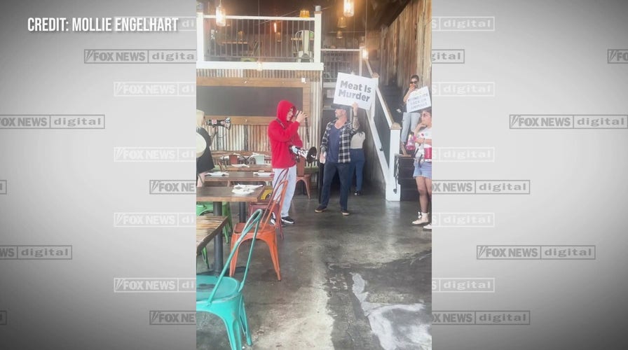 Vegan protesters shut down former vegan restaurant on Father's Day