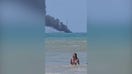 Boat catches fire off coast of Cape Canaveral, Florida; 4 rescued