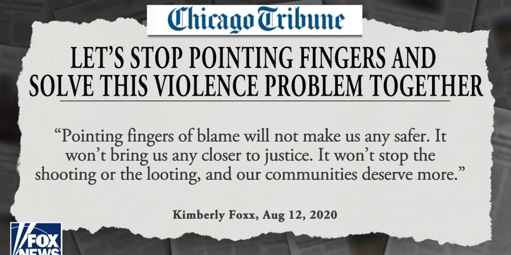 Cook County State's Attorney Kim Foxx Calls To 'stop Pointing Fingers ...