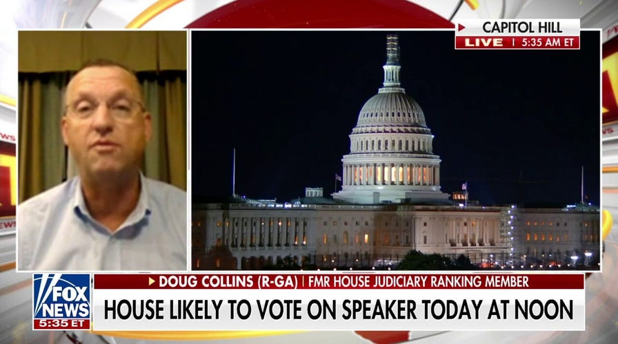Vote on speaker urgent as role's absence is 'paralyzing the House': Doug Collins