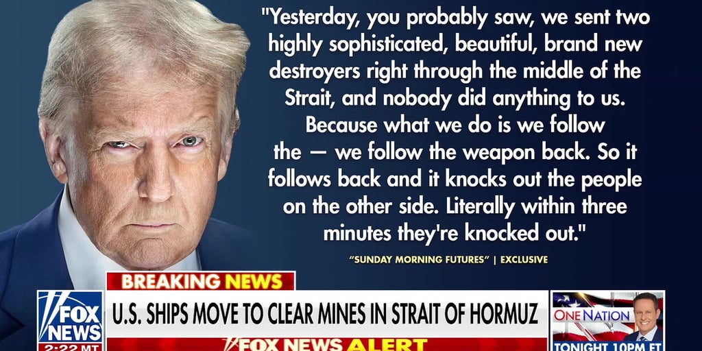 US ships move to clear mines in the Strait of Hormuz