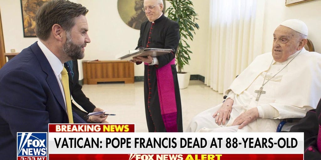 JD Vance speaks out on Pope Francis' death after meeting