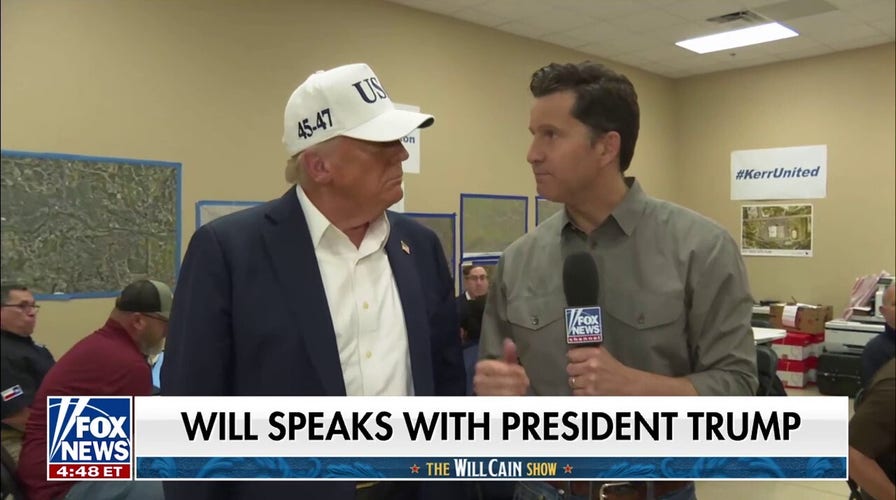 President Trump: 'This is as bad as I've seen' during Texas flood visit