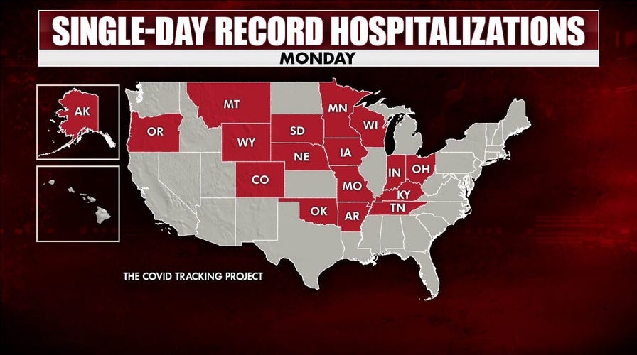 COVID-19 hospitalizations hit record high in U.S.