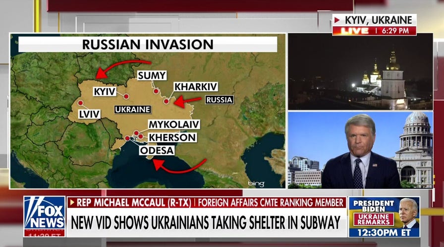 Rep. McCaul on the need to be tough on Russia as Putin launches war in Ukraine