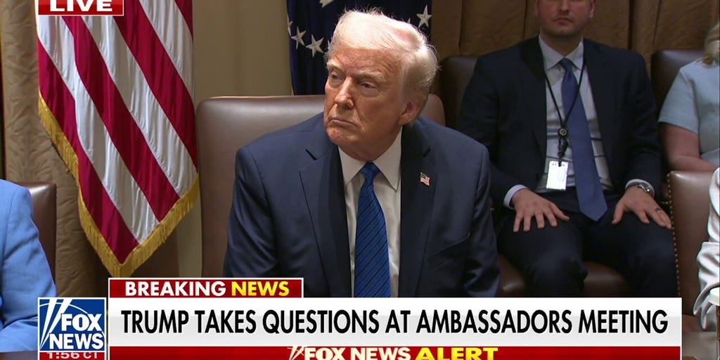 Trump stands by 'very good man' Waltz, rips 'failing' Atlantic as he addresses leaked chat