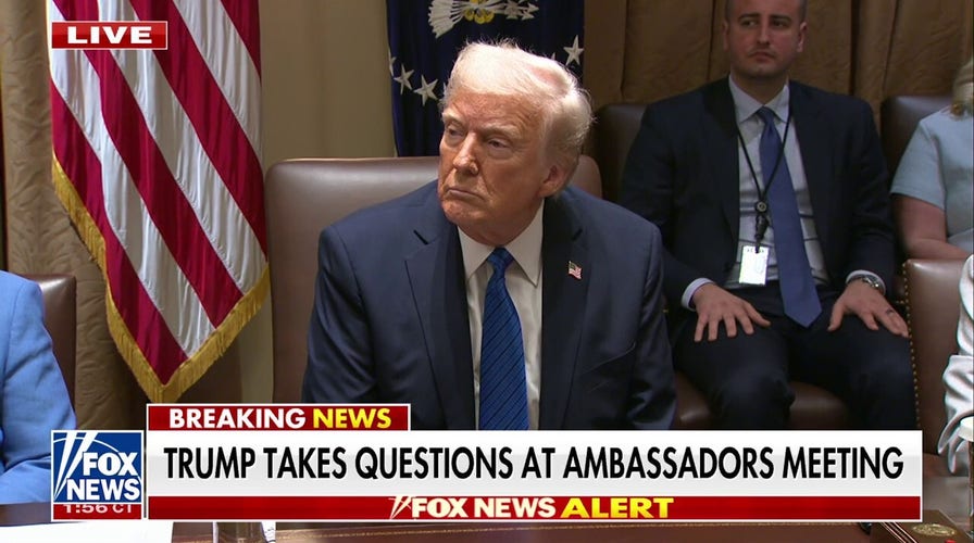 Trump stands by 'very good man' Waltz, rips 'failing' Atlantic as he addresses leaked chat