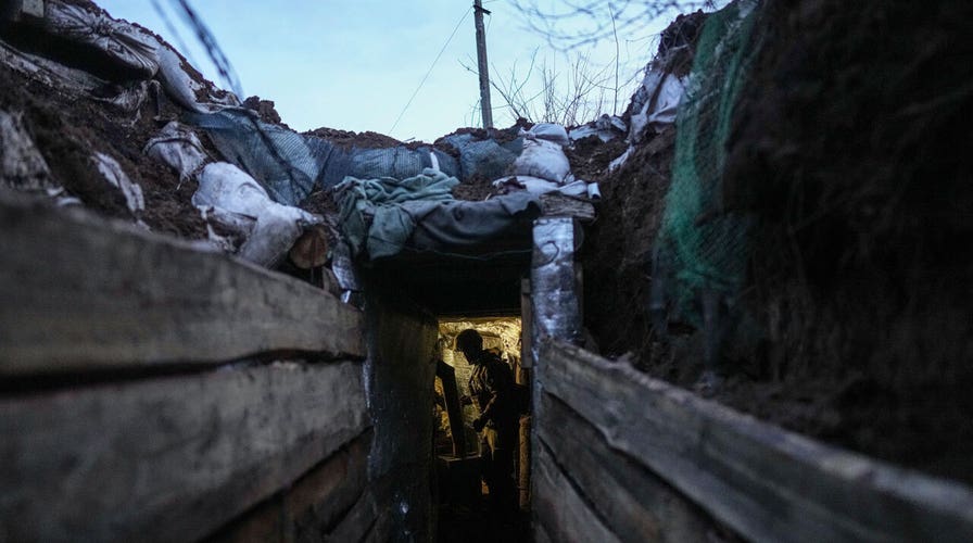 NATO Secretary General Jens Stoltenberg briefs the press after Russian troops move into eastern Ukraine