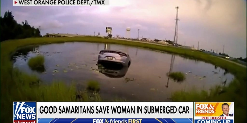 Police, Good Samaritans save mom in submerged car