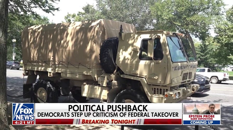 Washington, DC sees larger military presence as efforts are underway to make the city safer