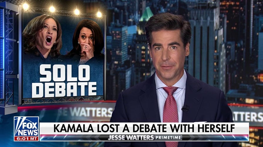 JESSE WATTERS: Kamala is becoming the 'stereotype' of a 'slippery politician'