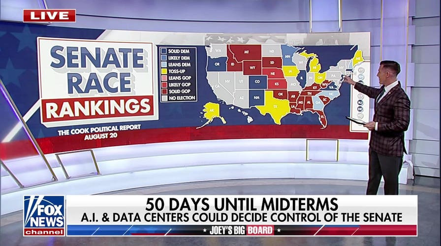 AI, data centers could decide control of the US Senate