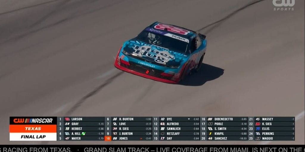 FINAL LAPS: Kyle Larson takes checkered flag at Andy's Frozen Custard 300 | NASCAR on FOX