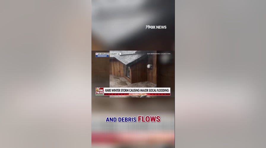 Intense flood waters successful Los Angeles