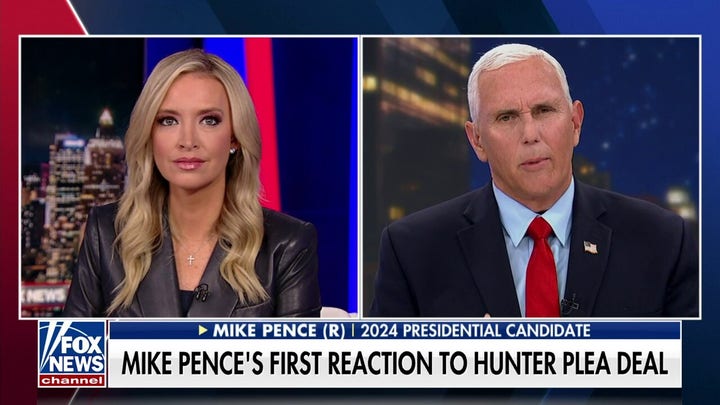 Mike Pence on Hunter Biden plea deal: We don’t have equal treatment under the law