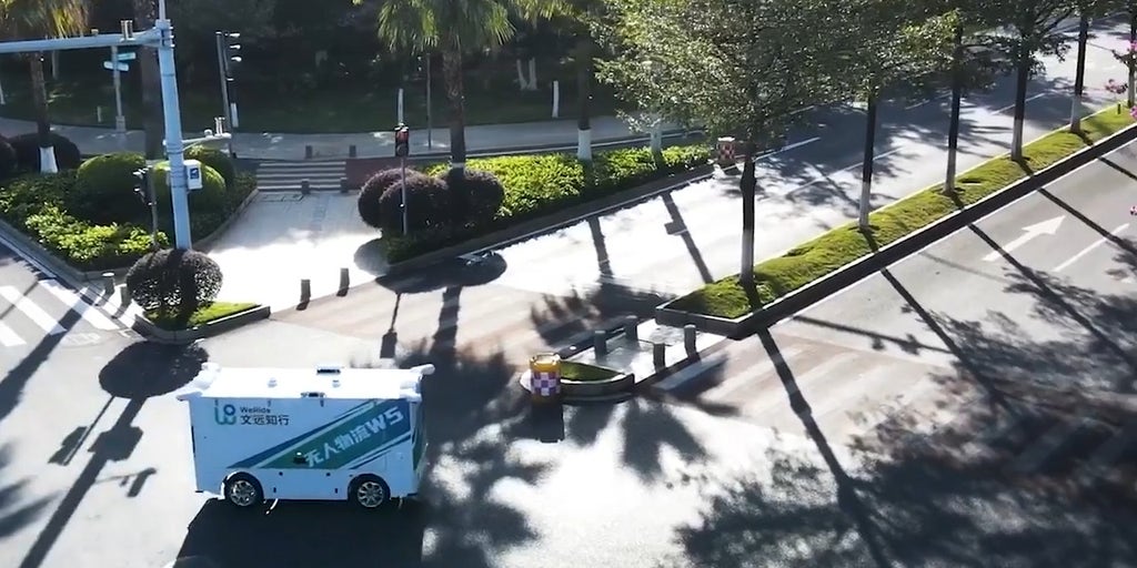 New delivery robot may be basic, but it can haul 2,200 pounds of your stuff