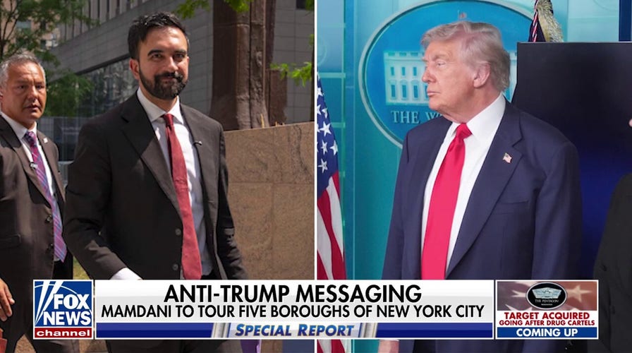 Zohran Mamdani kicks off anti-Trump tour across NYC