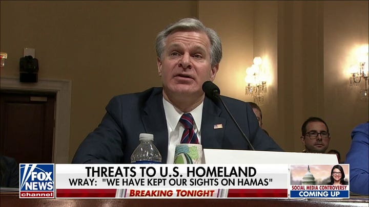 Wray and Mayorkas testify on threats to the US