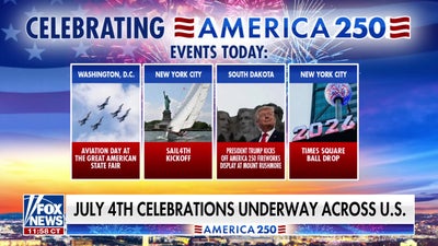 America 250 events underway across US with Trump at Mount Rushmore