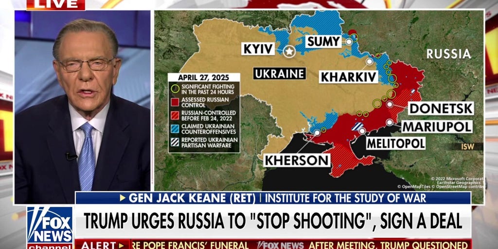 Jack Keane: Trump admin's patience is 'running out' with Putin