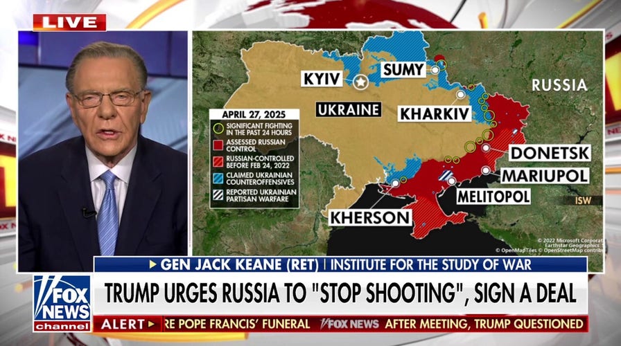 Jack Keane: Trump admin's patience is 'running out' with Putin