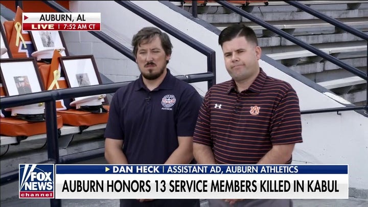 Auburn opens football season with tribute to fallen US service members in Afghanistan