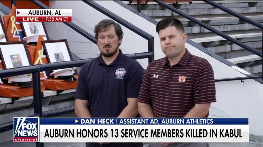 Auburn opens football season with tribute to fallen US service members in Afghanistan