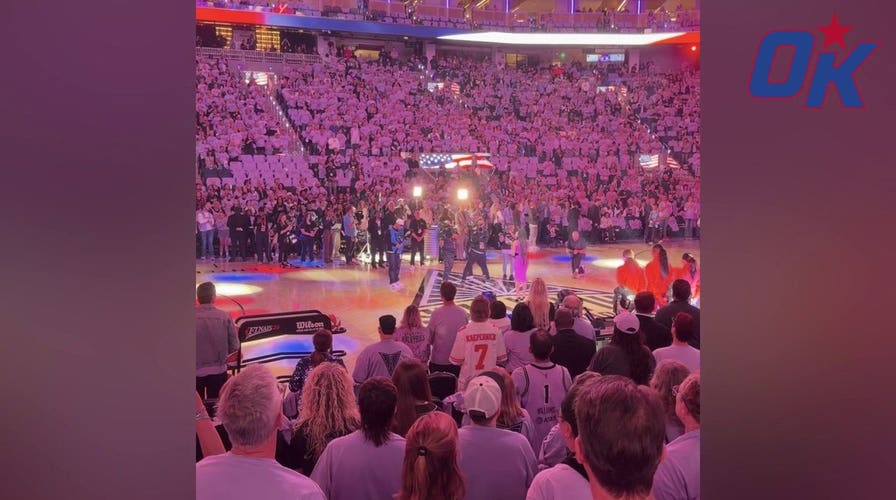 Both WNBA Finals teams absent from court during Game 1 national anthem